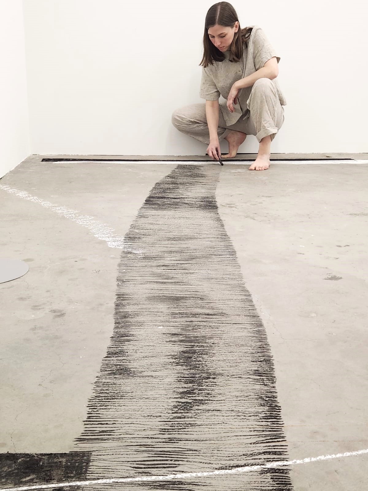 The soles of my feet merge