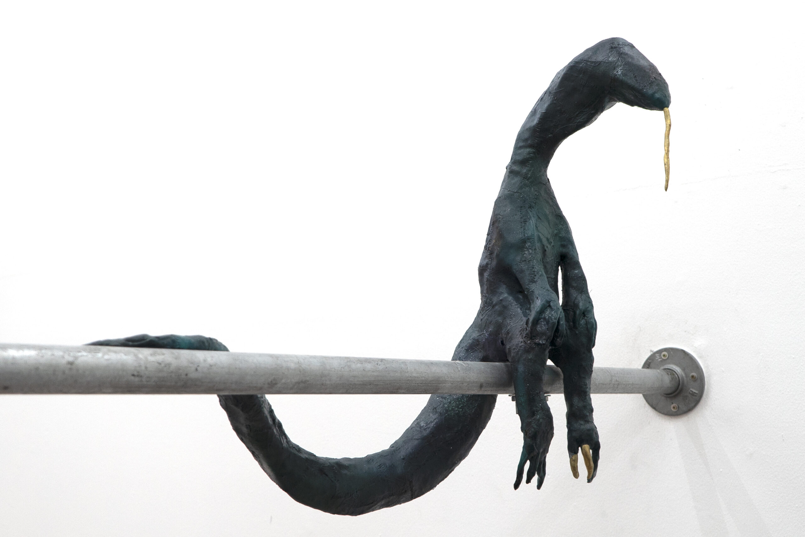 Water monitor (blue scales)