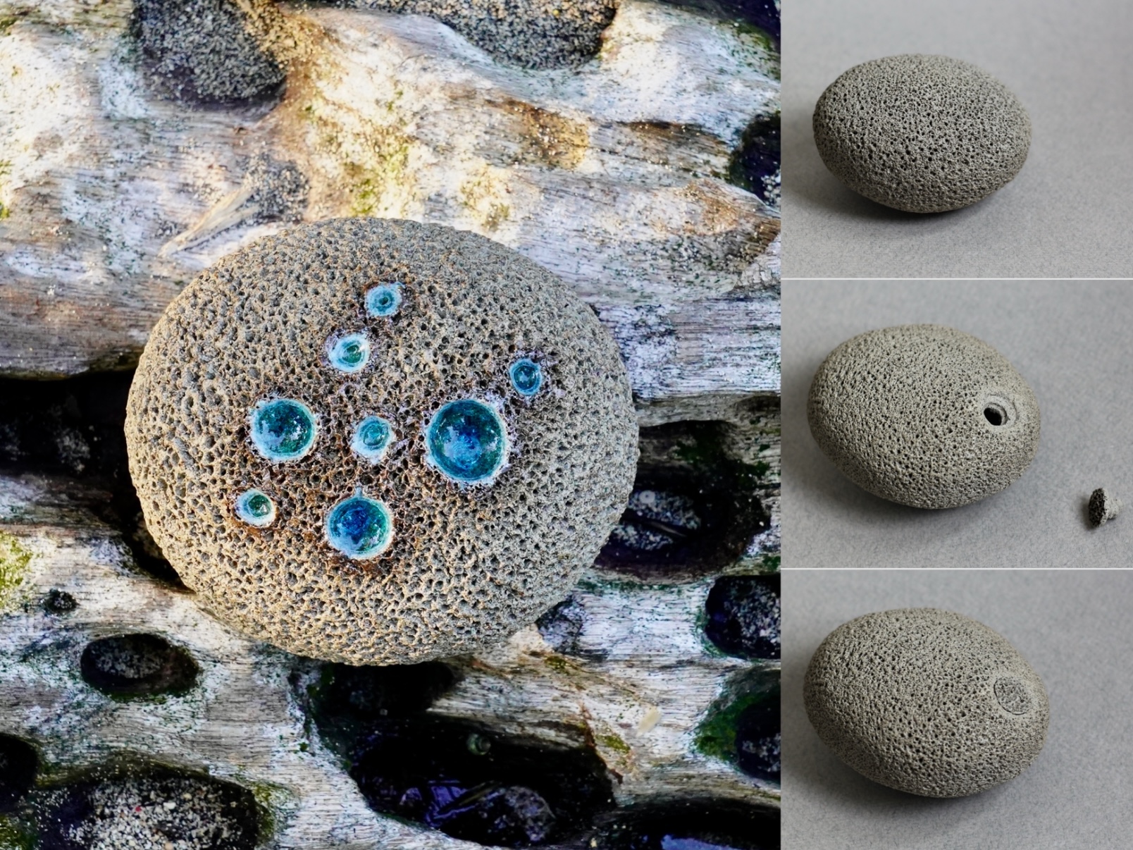 Pebble urn