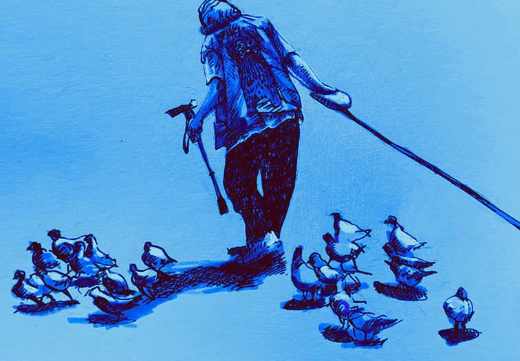 Charlois, Vrouw met hond, 2024