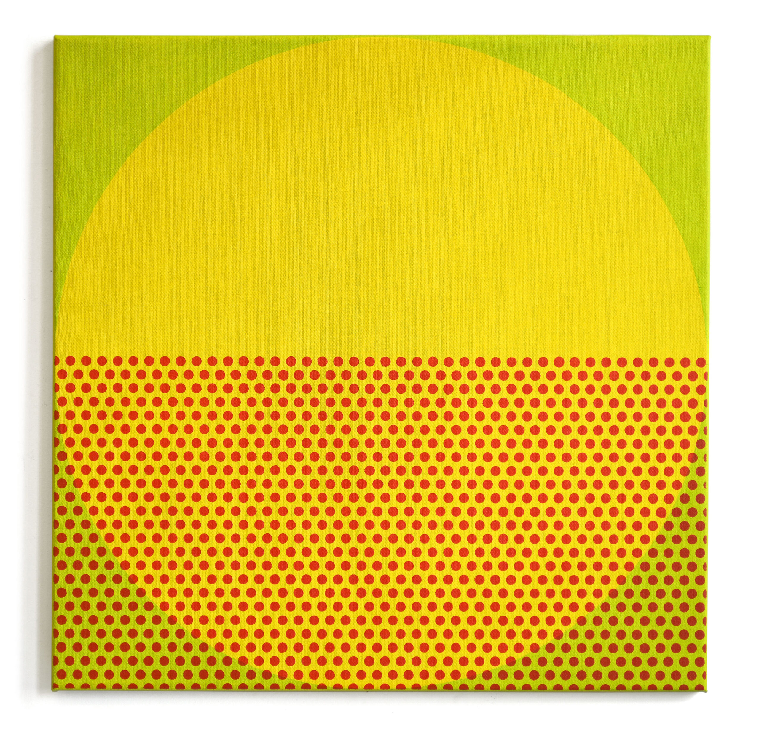 Sunset - Sunrise,  Acrylverf op doek, 70 x 70 cm