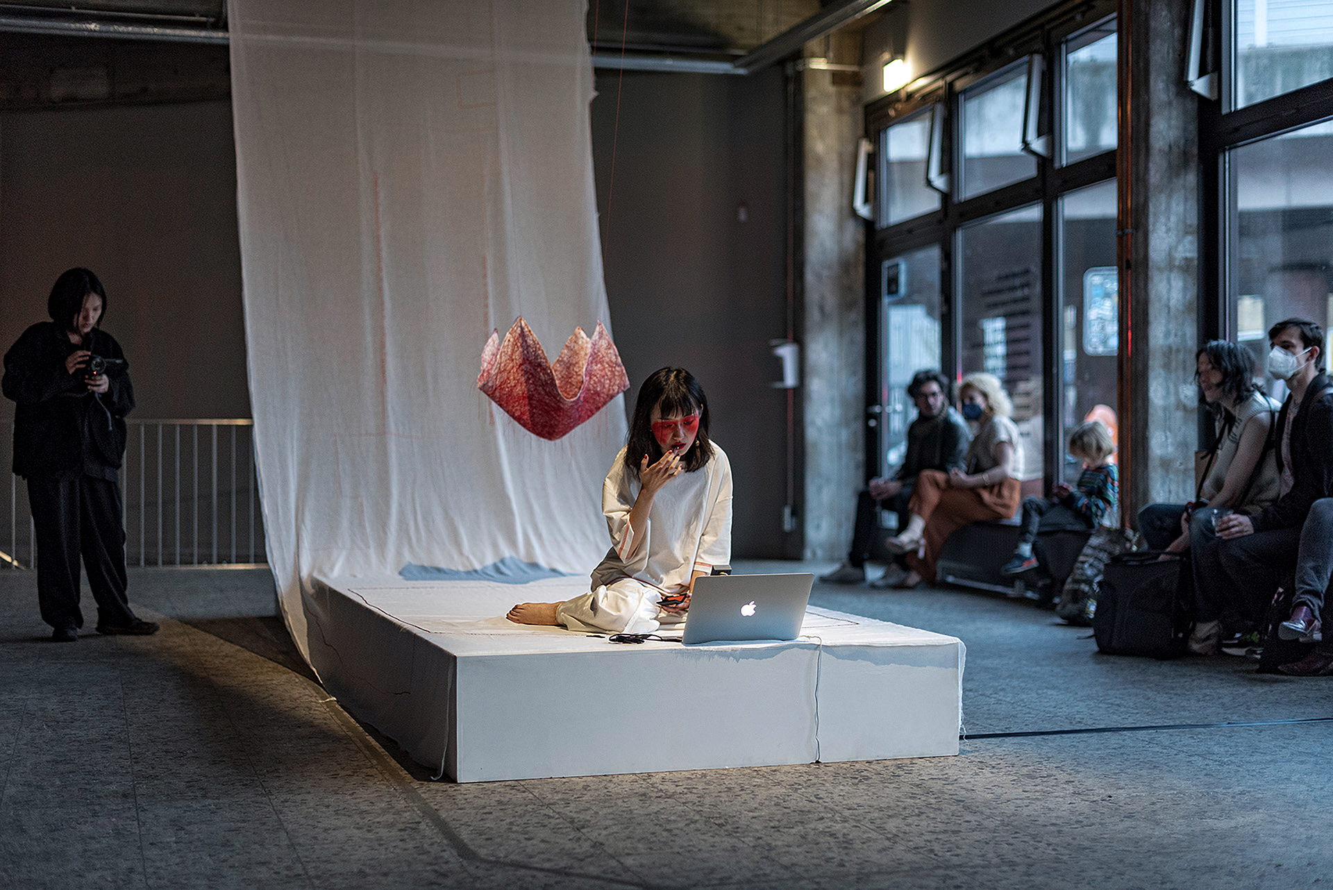 I snuggle into the tomb bed from my wedding chamber my hair is the quilt the spirit-guiding streamer