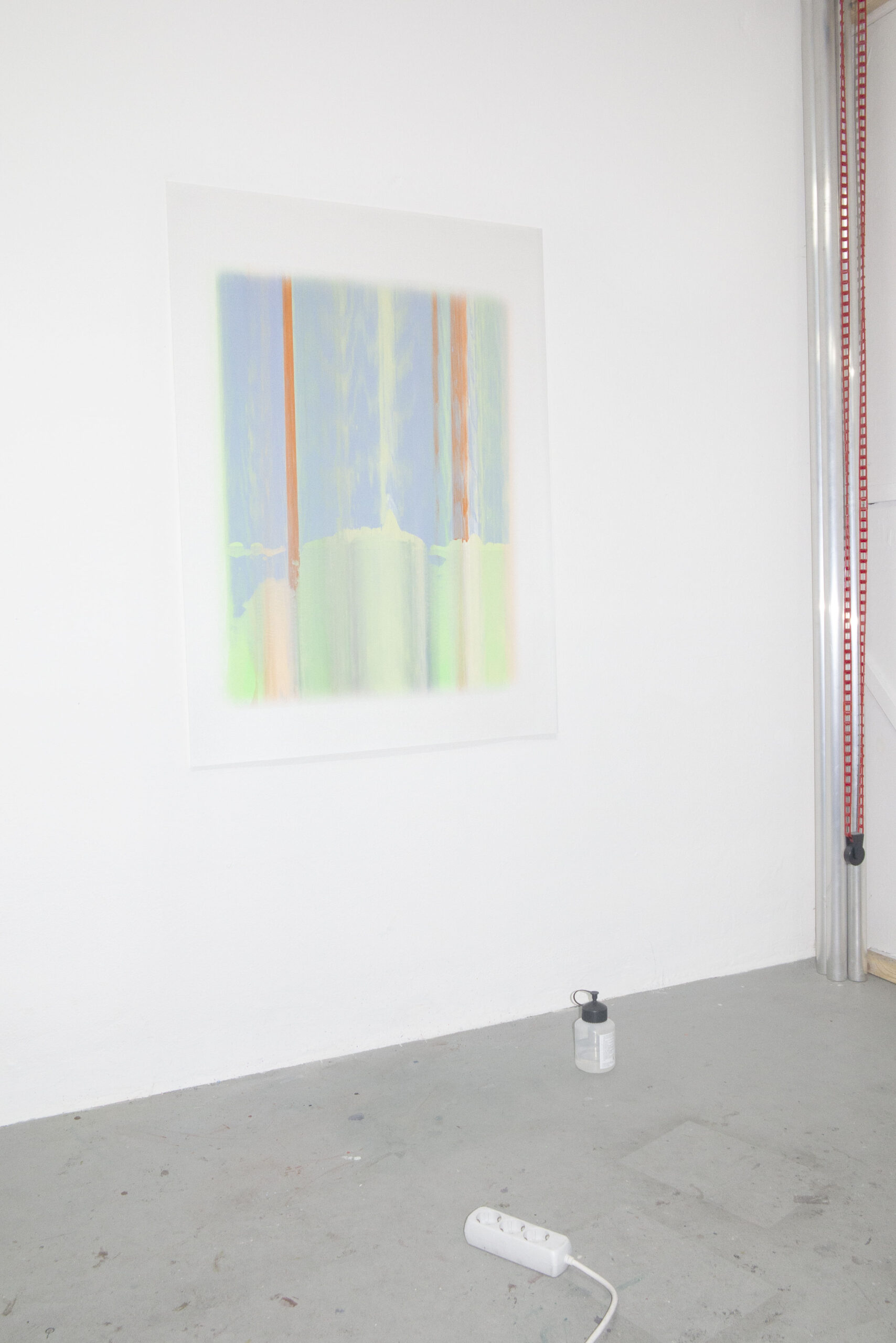 Pale blue lines - series (2023)
