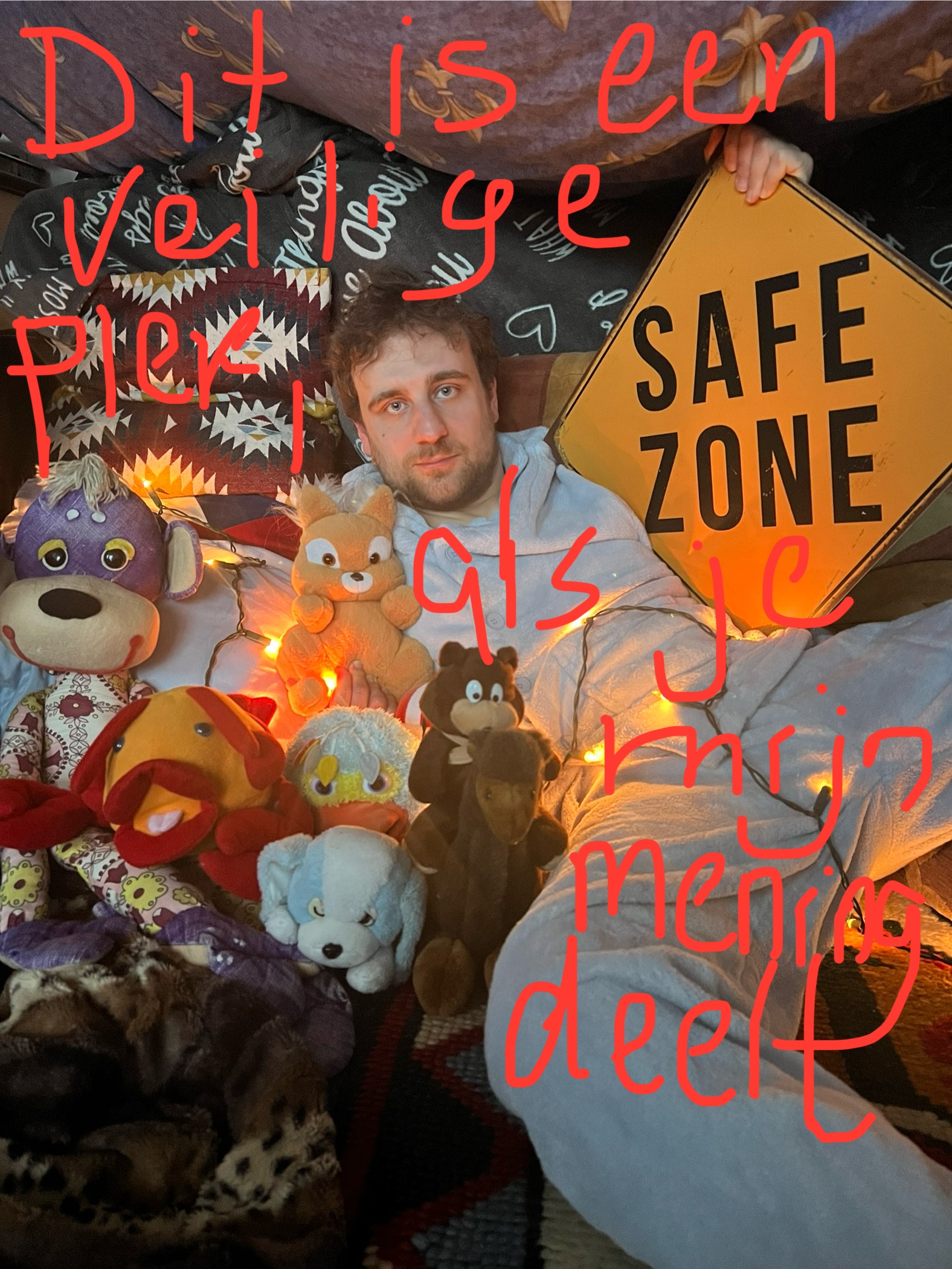 Dit is een veilige plek, als je mijn mening deelt