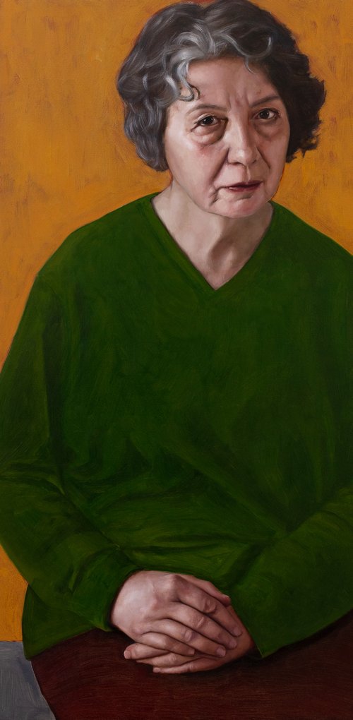 Woman in Yellow and Green (2023)