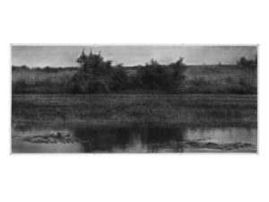 Stretching Universe part 3 Reflected Wetland, 2016, 105x240, The William-Louis Dreuyfus Coll. NY