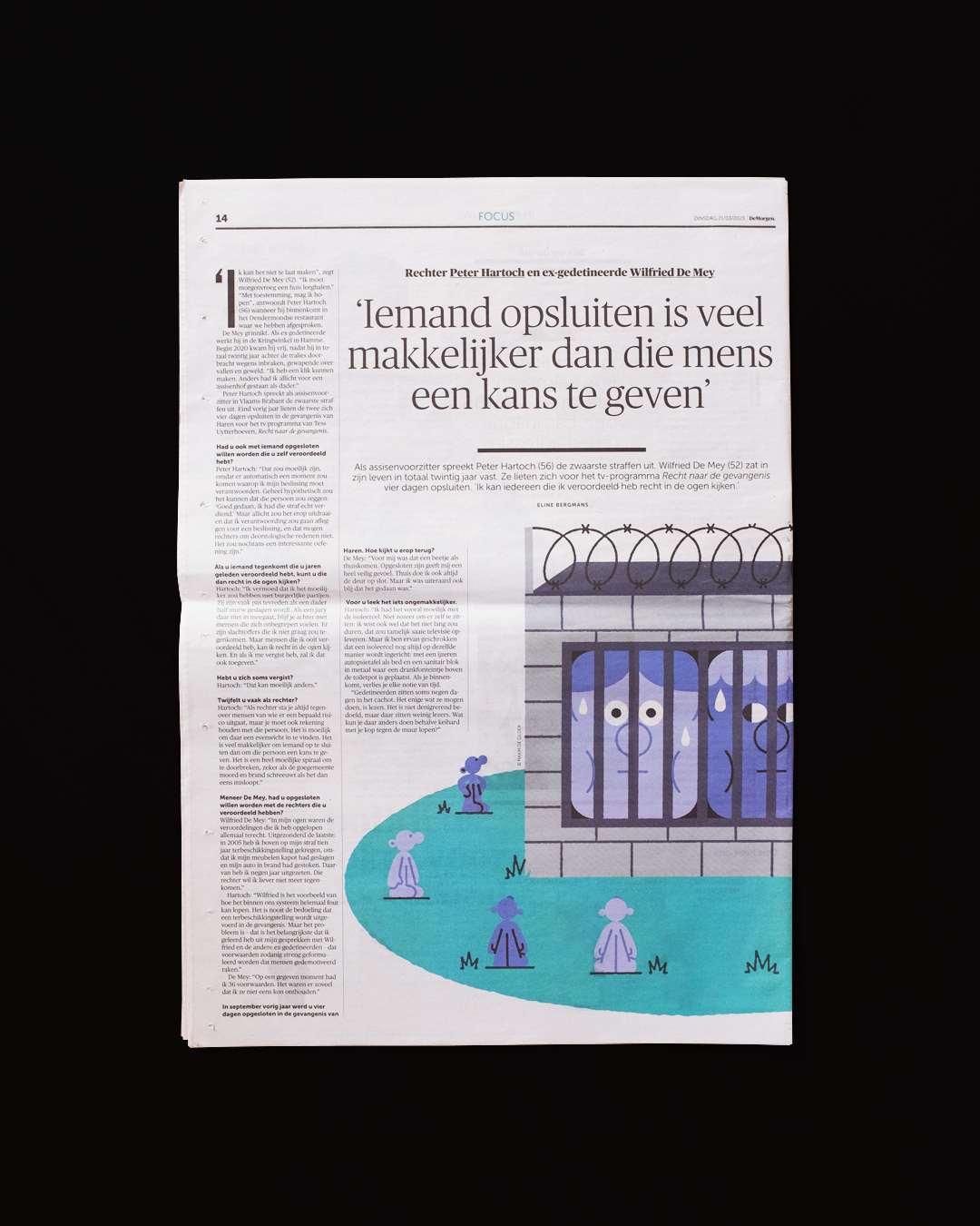Illustration for De Morgen