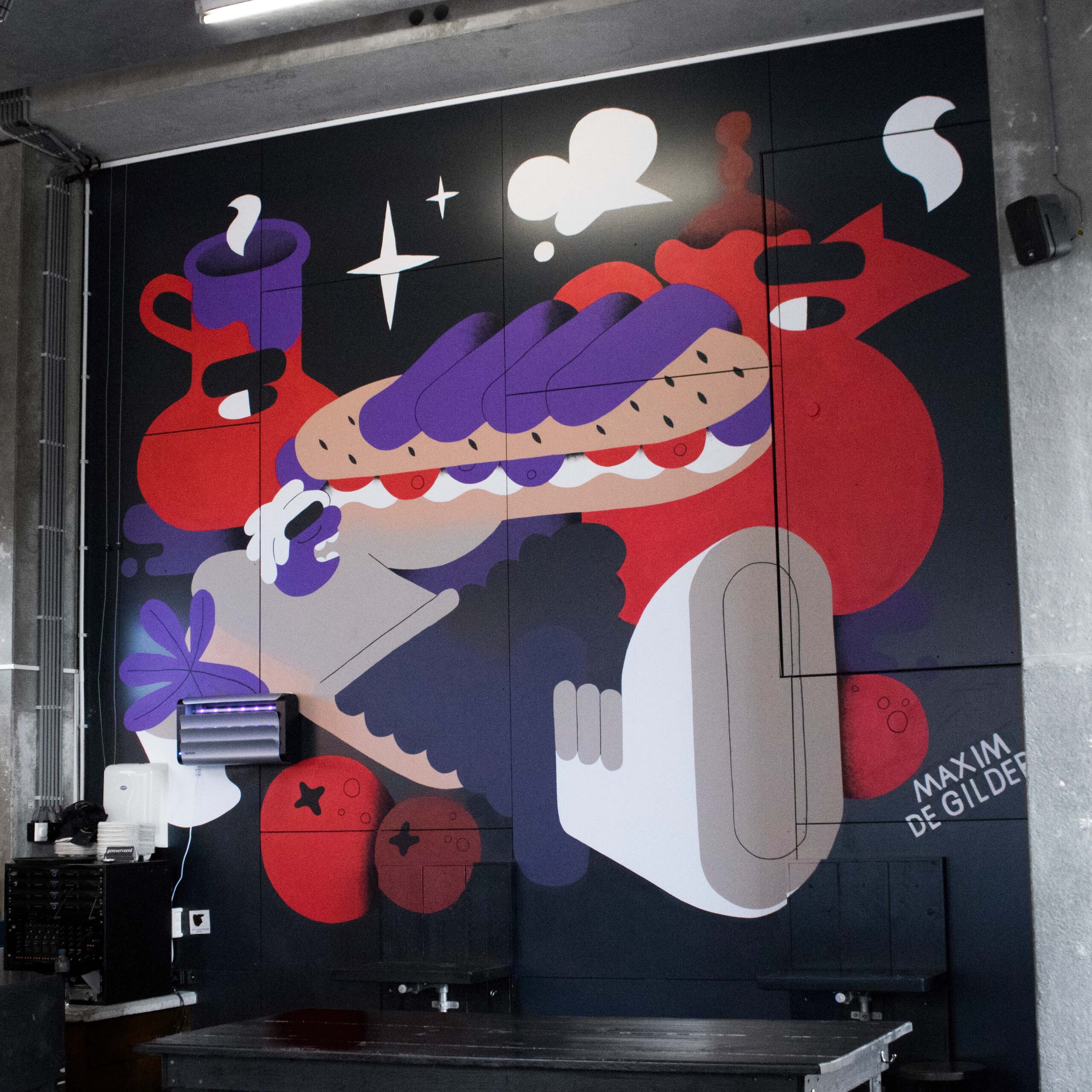 Canteen mural