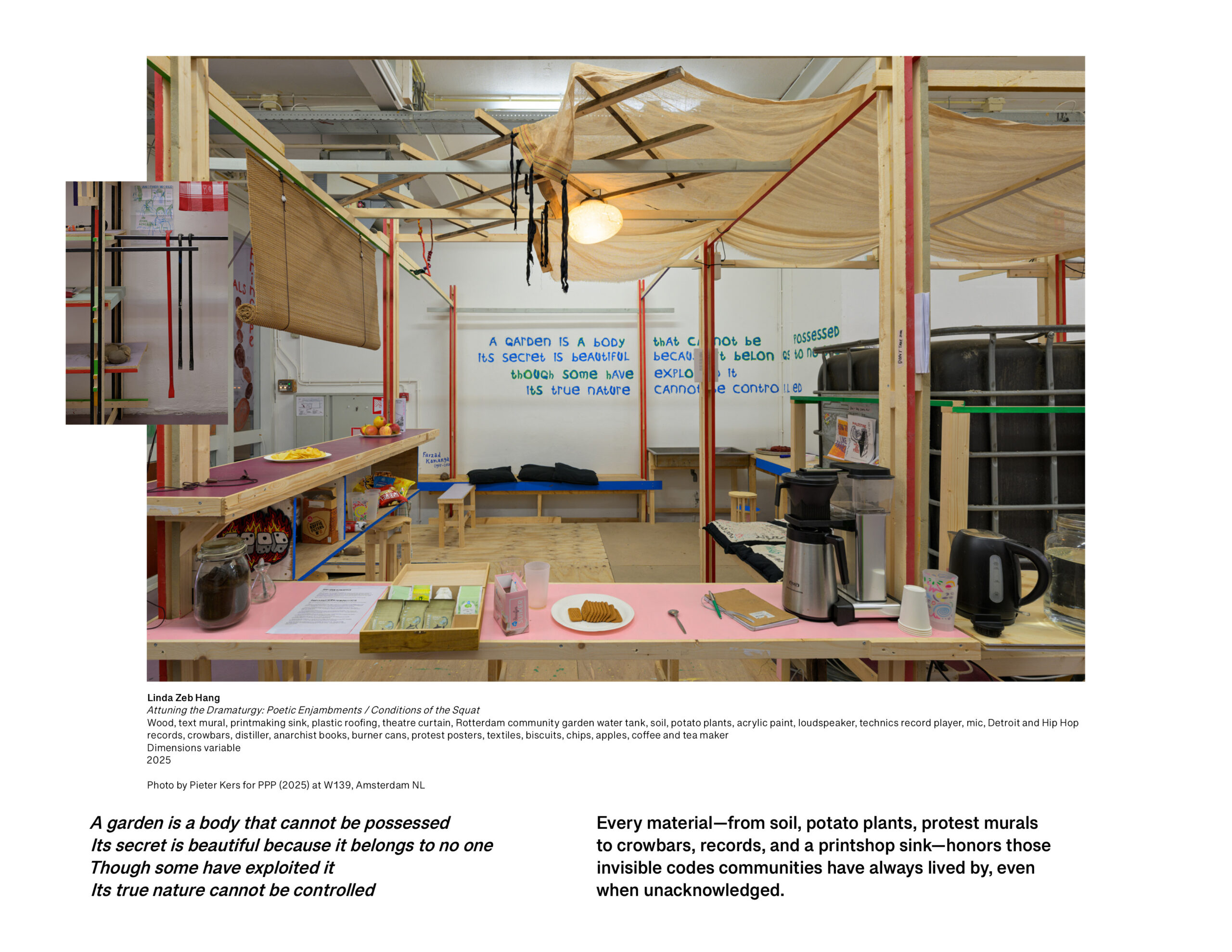 Attuning the Dramaturgy: Poetic Enjambments / Conditions of the Squat, 2025