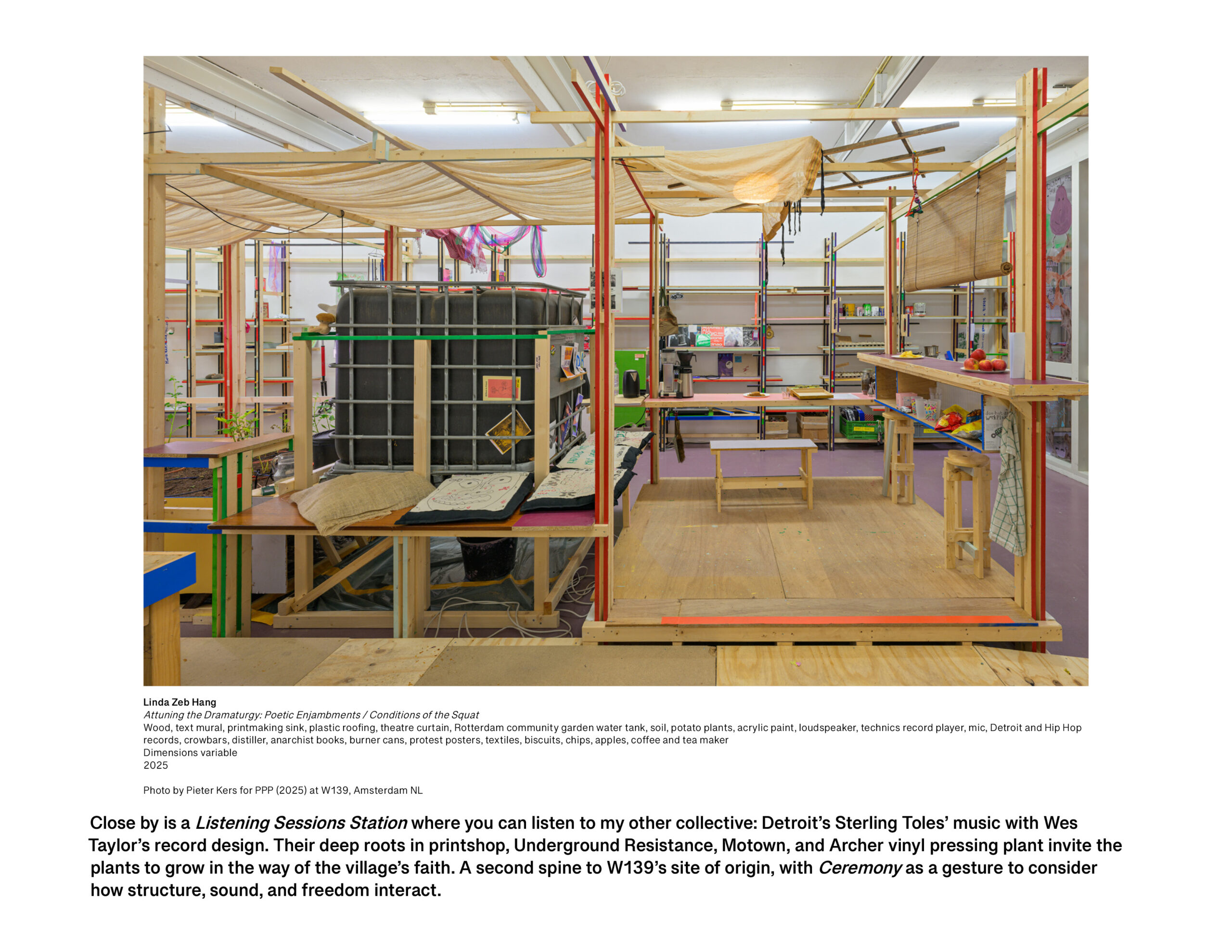 Attuning the Dramaturgy: Poetic Enjambments / Conditions of the Squat