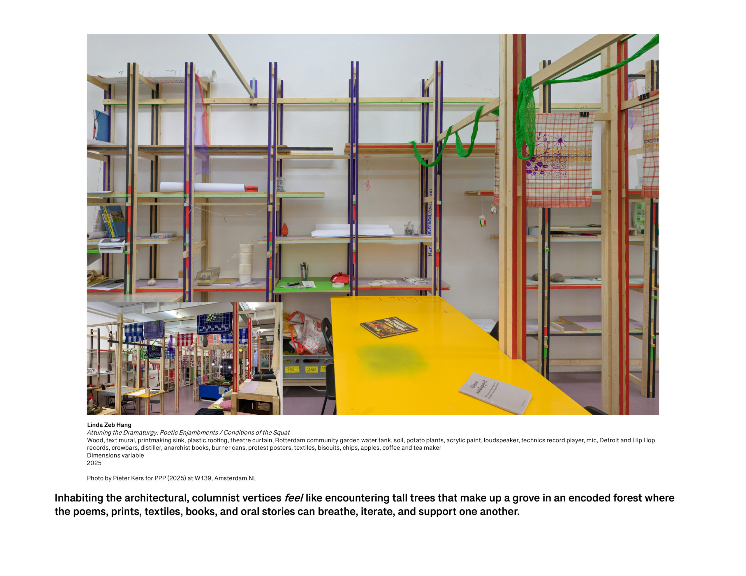 Attuning the Dramaturgy: Poetic Enjambments / Conditions of the Squat