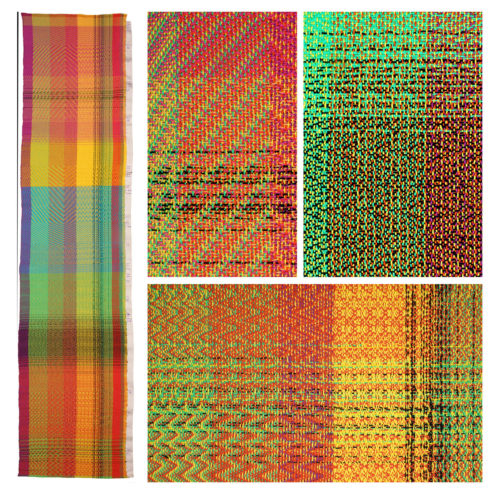 Weaving Glitches doek 1