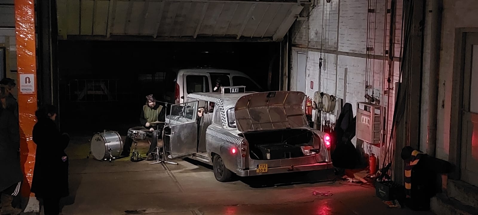 Taxi at groupshow Petromelancholia, Brutus, Rotterdam, NL, 2023