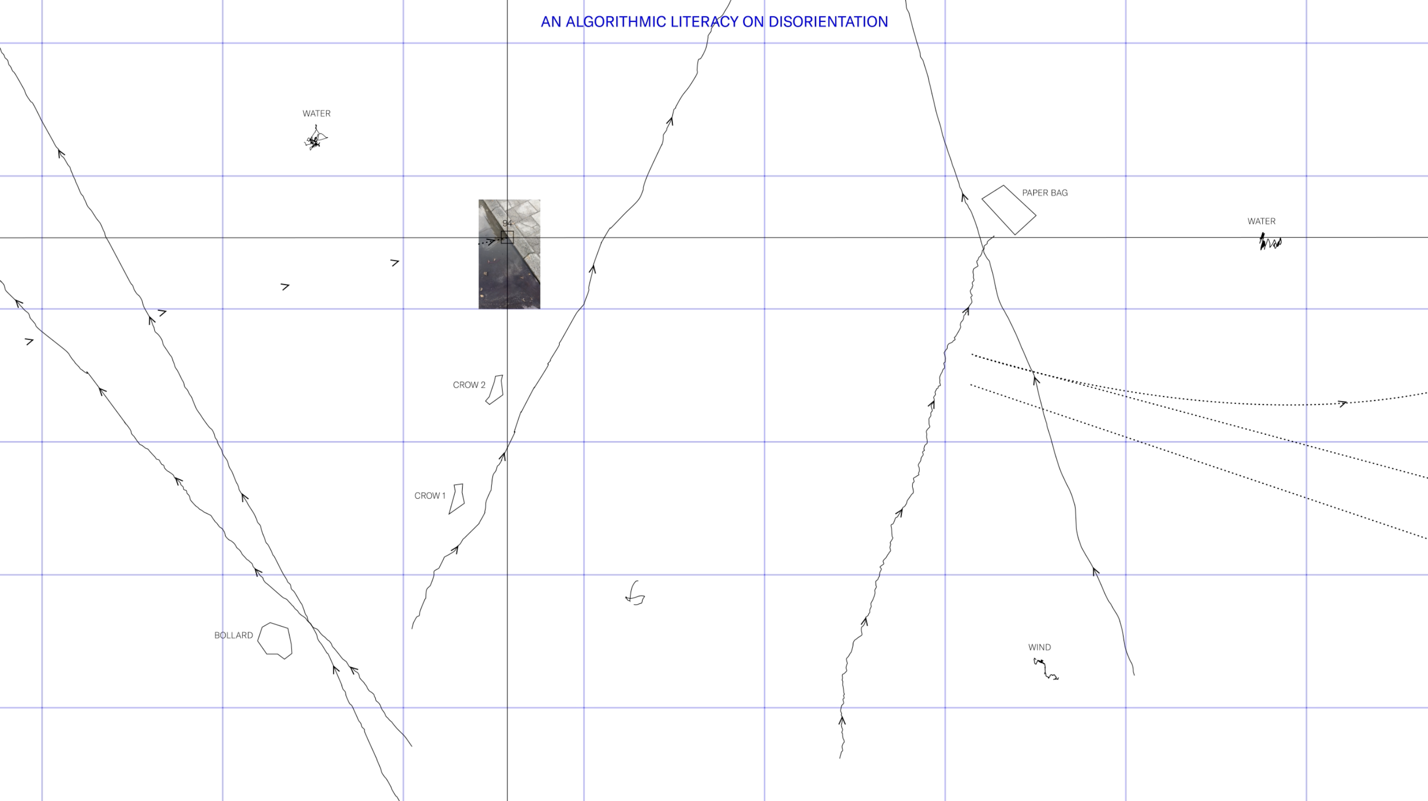 An Algorithmic Literacy On Disorientation (2021), multimedia installation