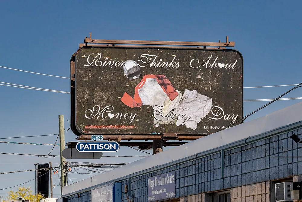 A Room with Four People, public billboard project, 2021