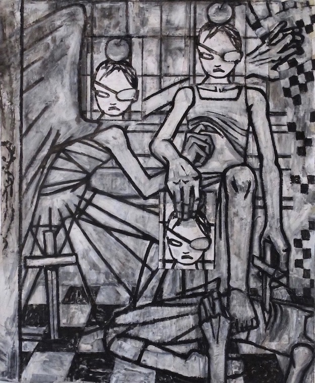 Untitled (2022) 140 x 115 cm #annunciation #incredulityofsaintthomas #resurrection #wilhelmtell