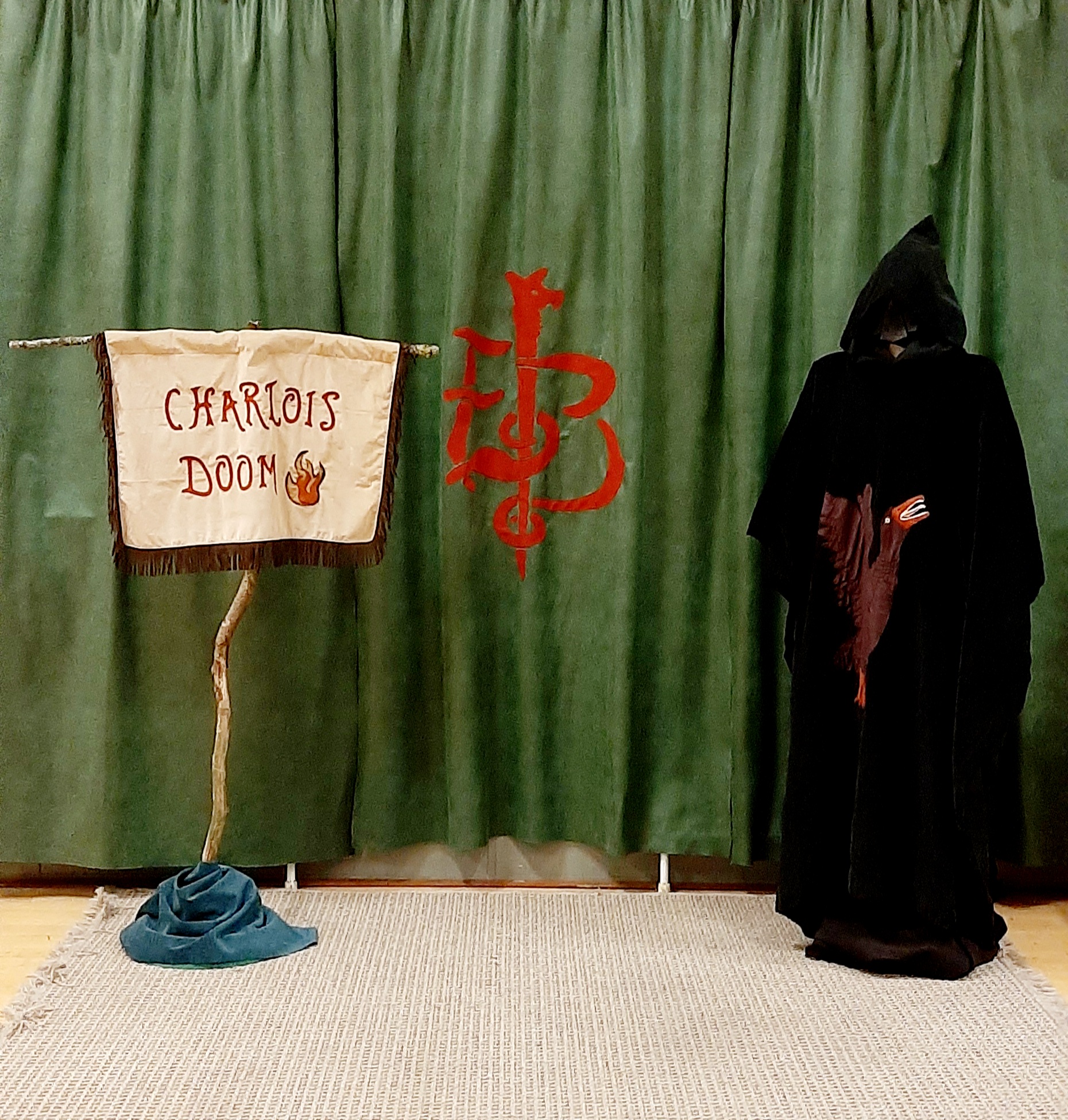 Charlois Doom Cloak and banner