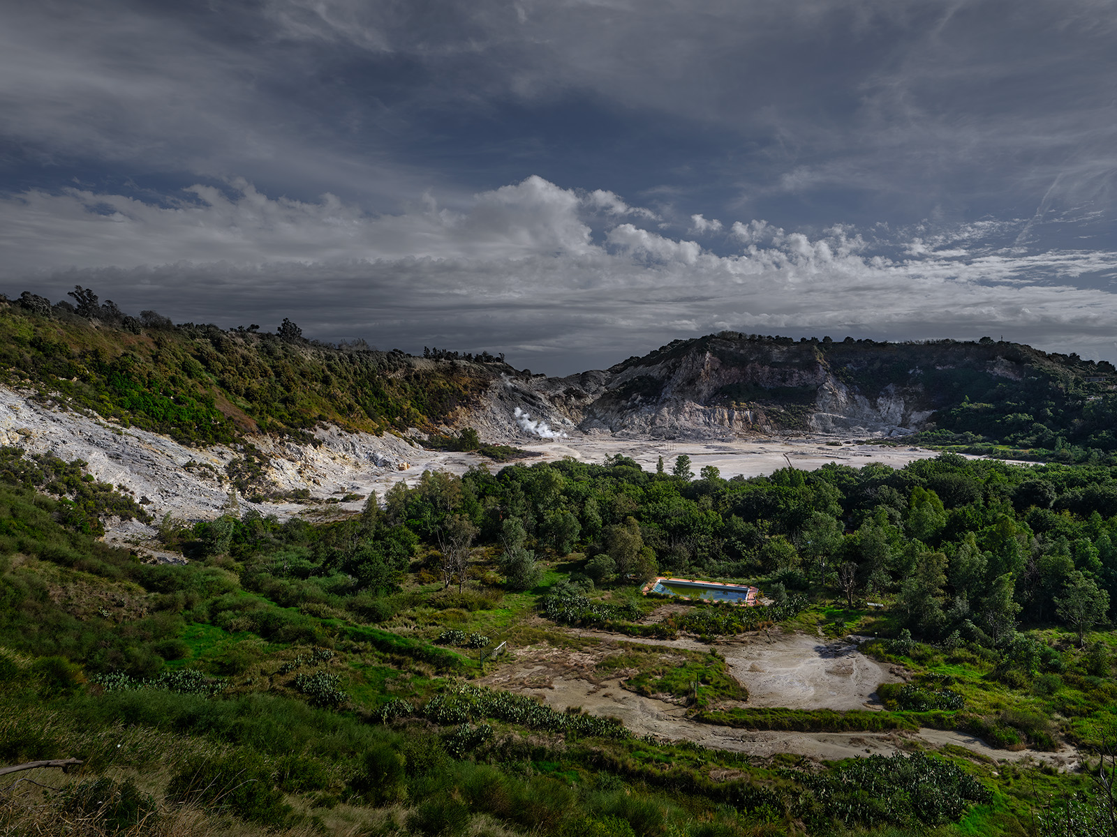 Solfatara, 2024, archival print/dibond/white frame/museum glass, 114 -150 cm