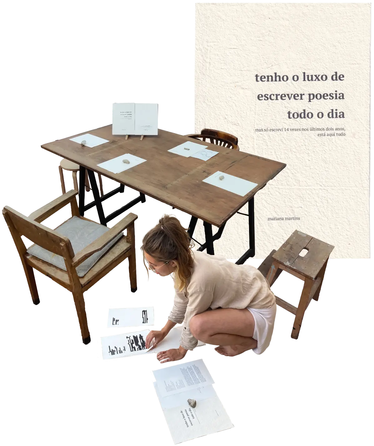 tenho o luxo de escrever poesia todo o dia
