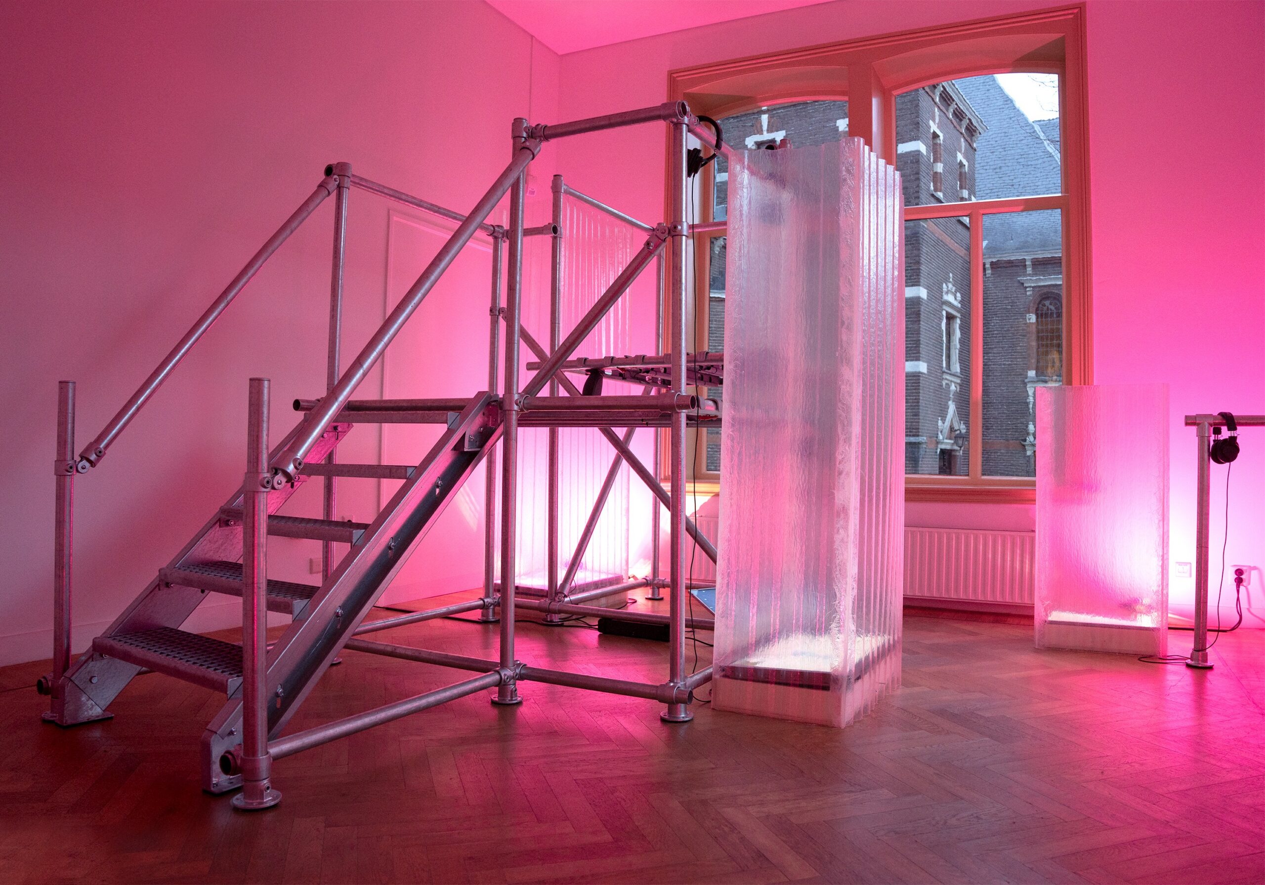 The future is under construction - installation view