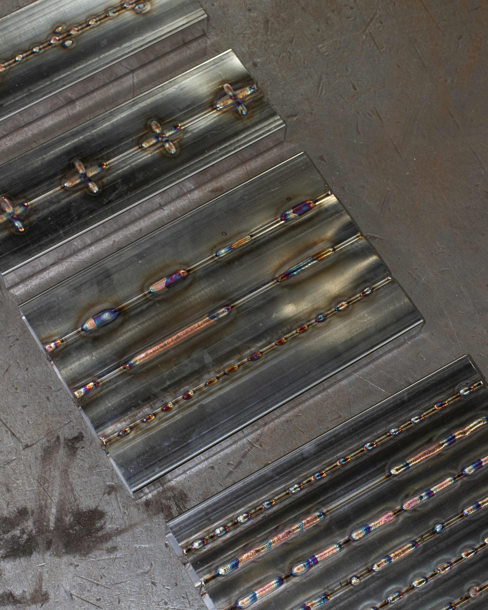 Colors of Welding samples