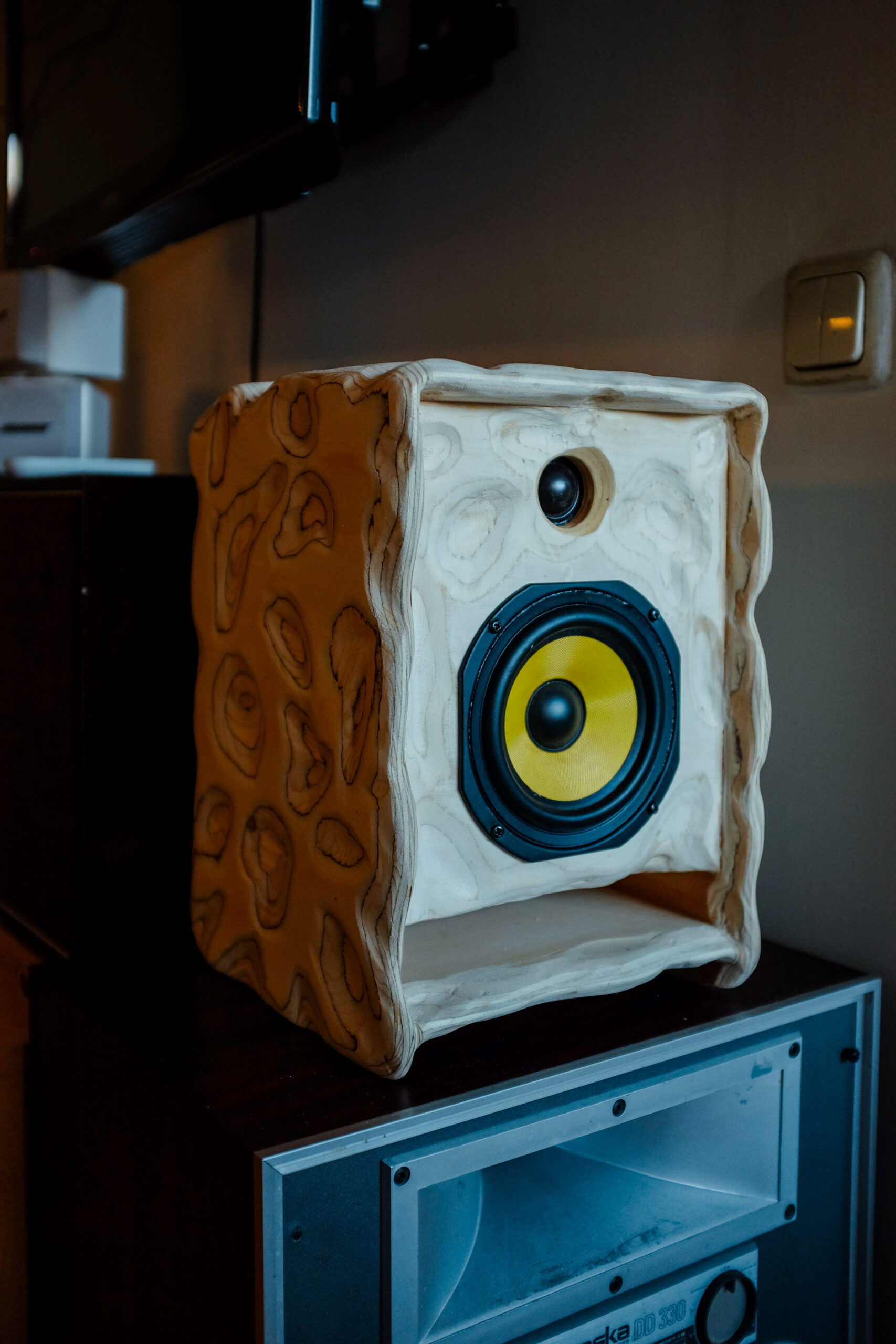 Carved Speaker