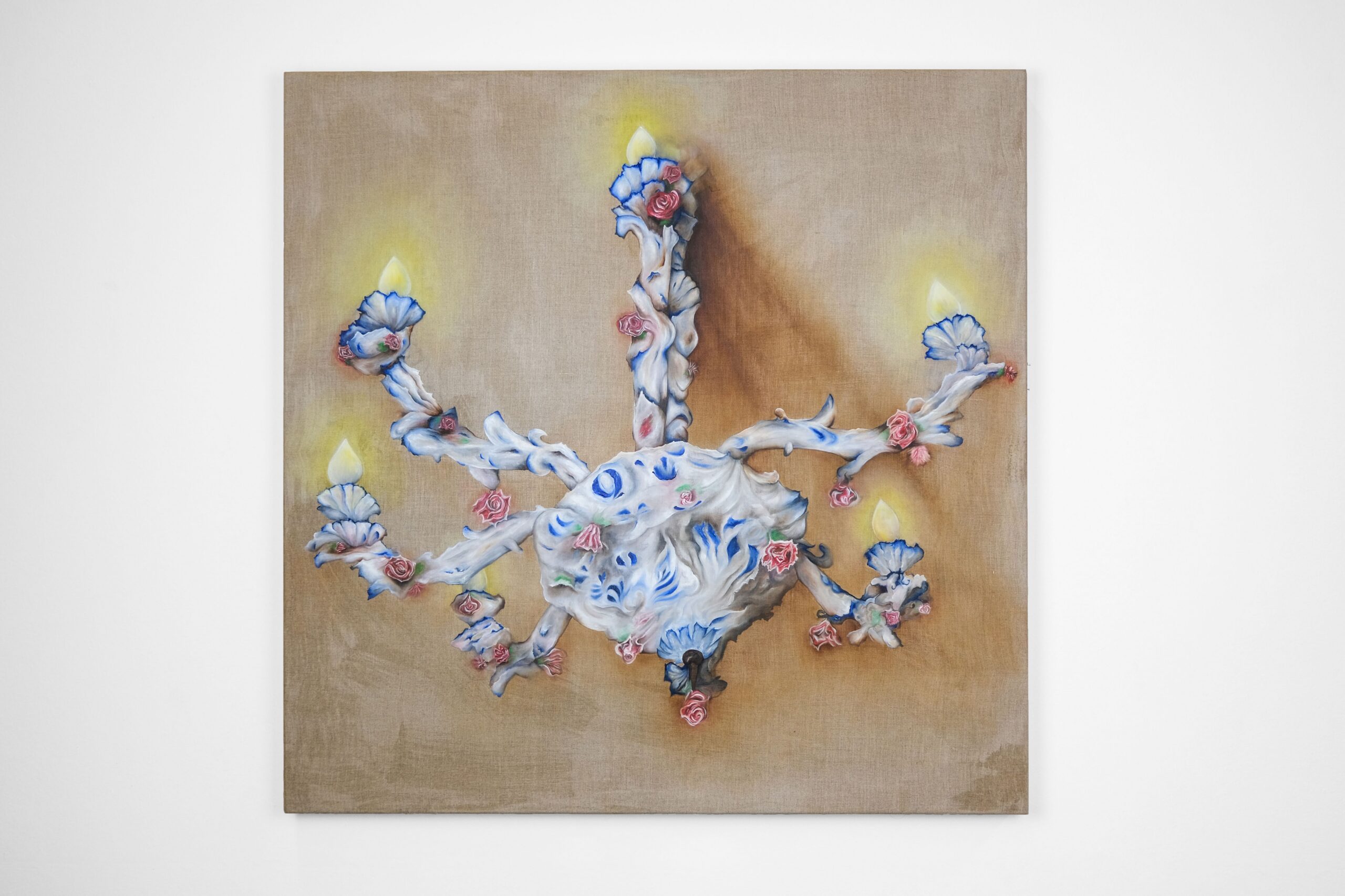 Portrait of my grandfather as a ceramic chandelier, 2025