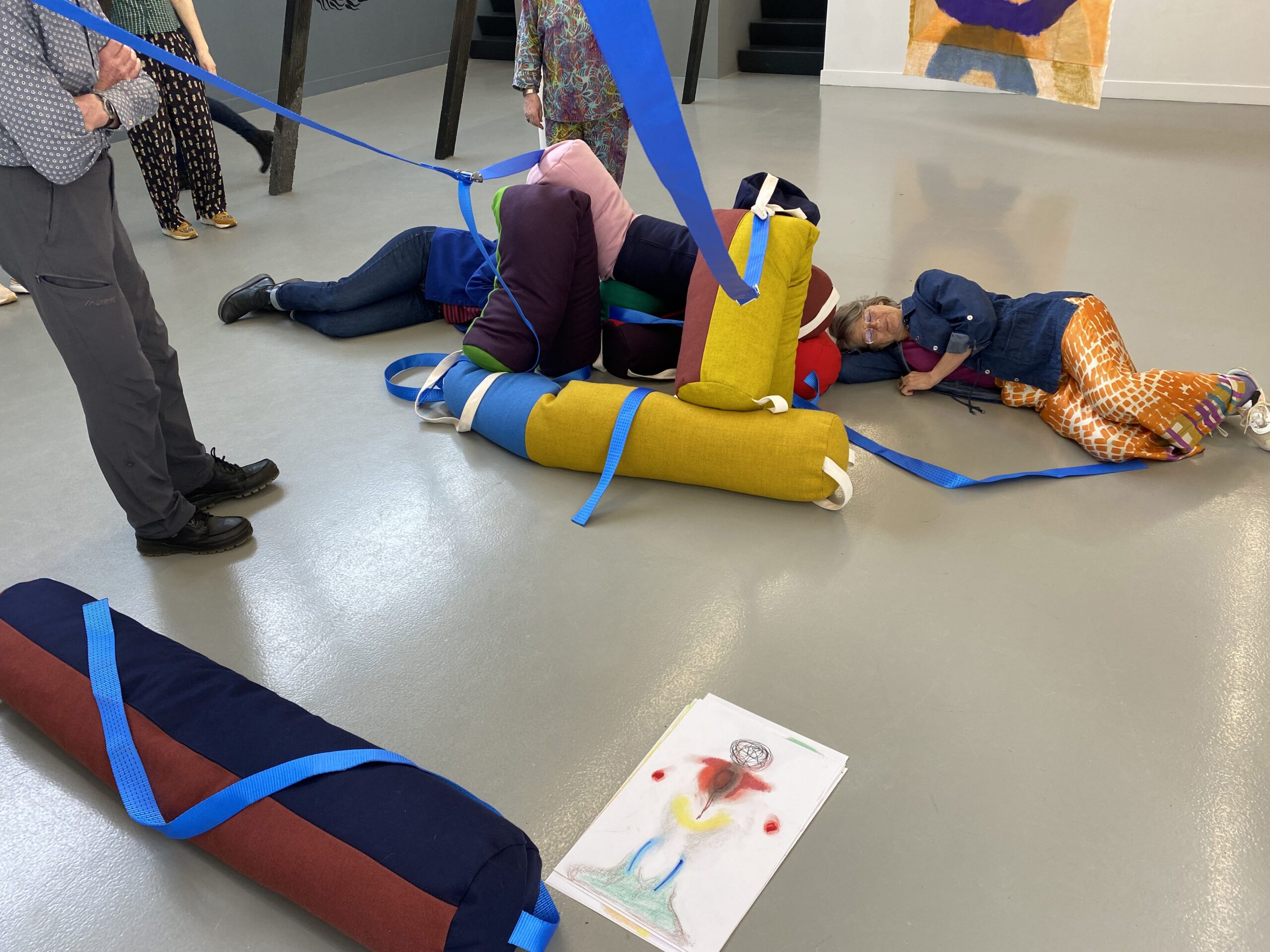 I saw how we connected to make a shape