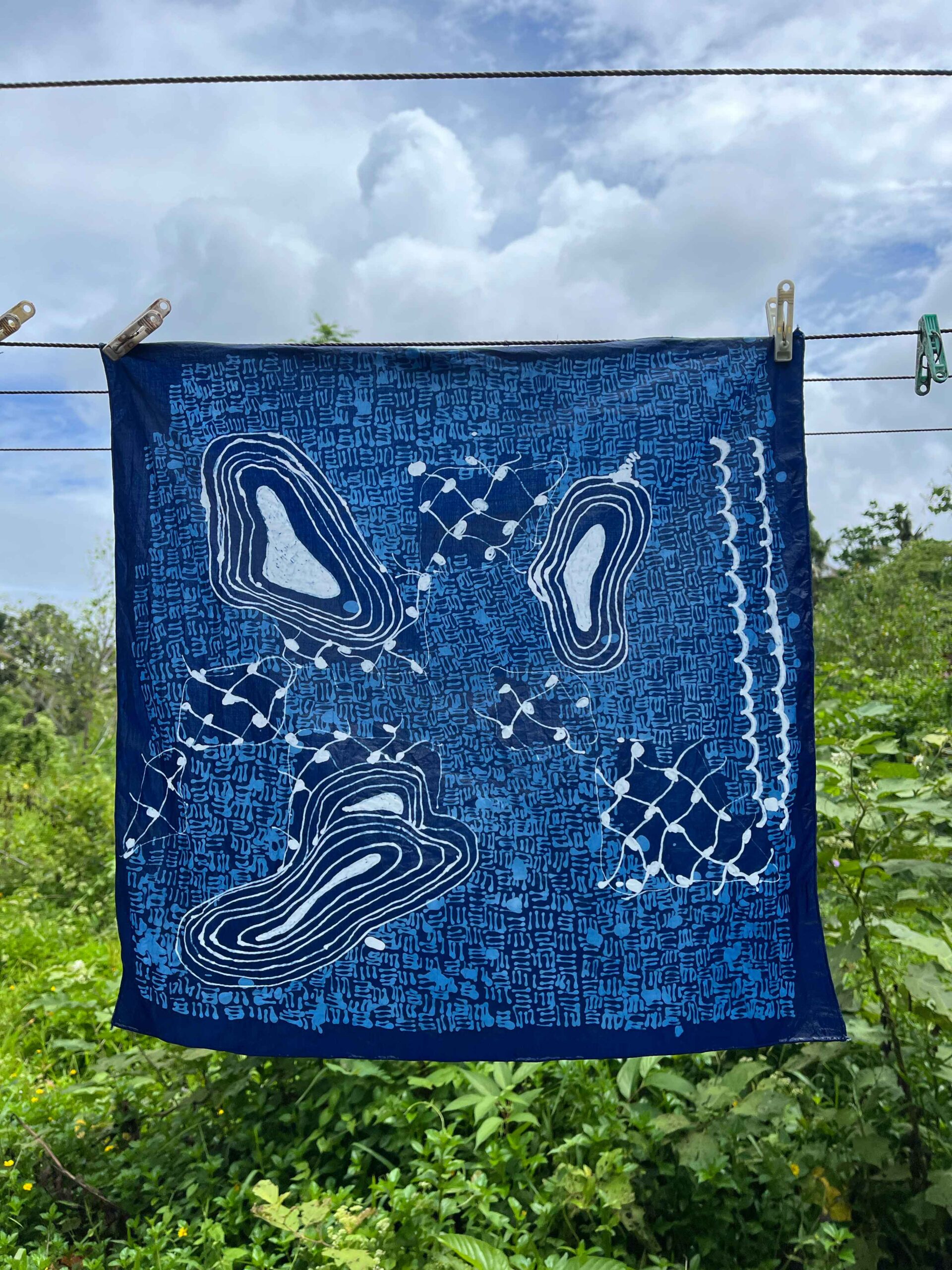 Batik, Indigo Dye 2025 // Material Experiment