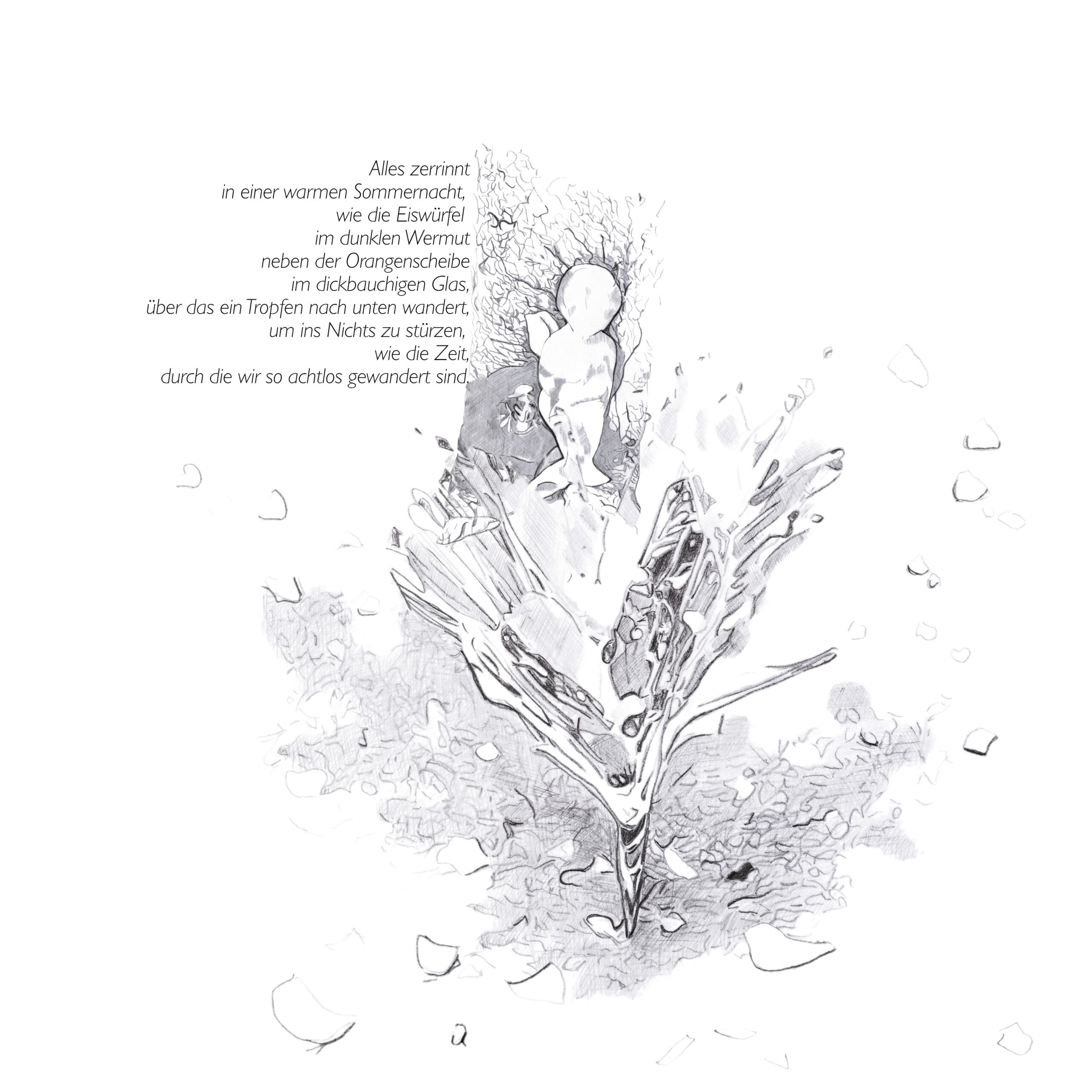 Pling fällt - a surreal novella  & graphic novel