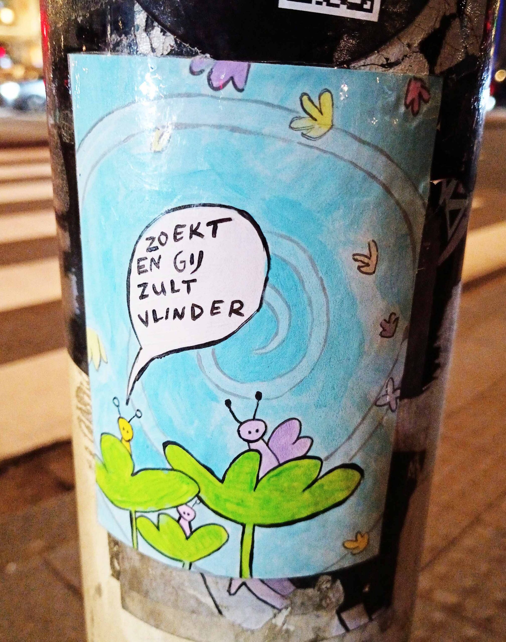 Sticker vlinder 2025