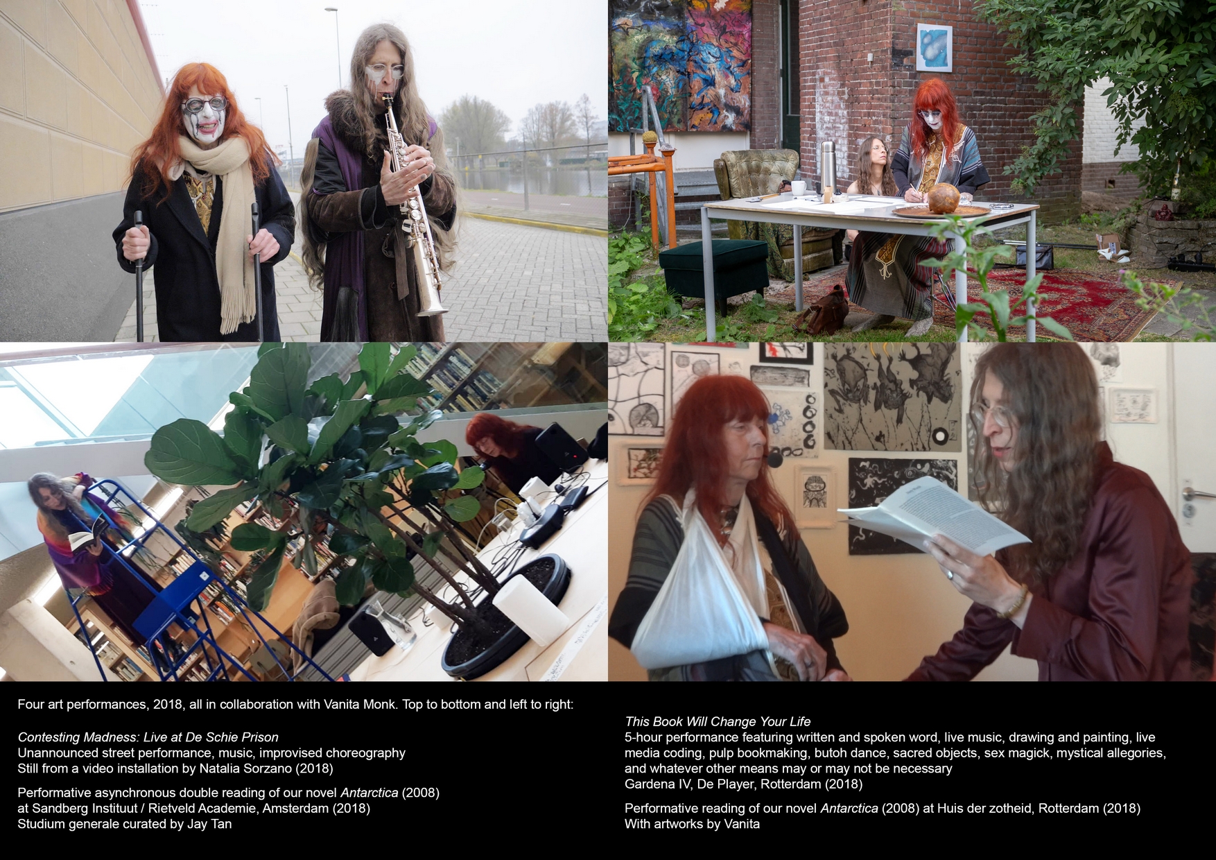 Four art performances (2018)
