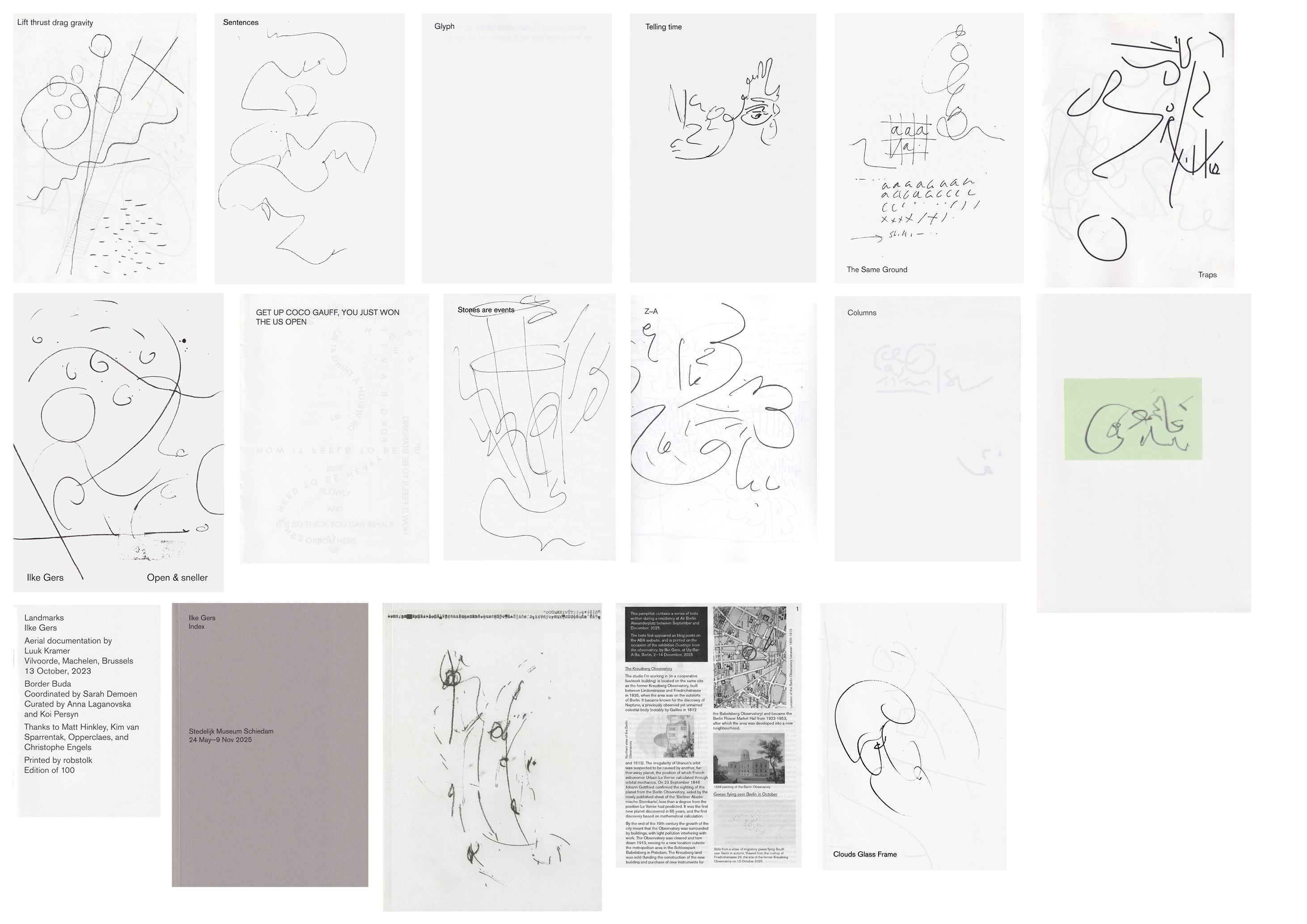 Sections, publications of various sizes and editions, with various co-publishers, 2021–ongoing