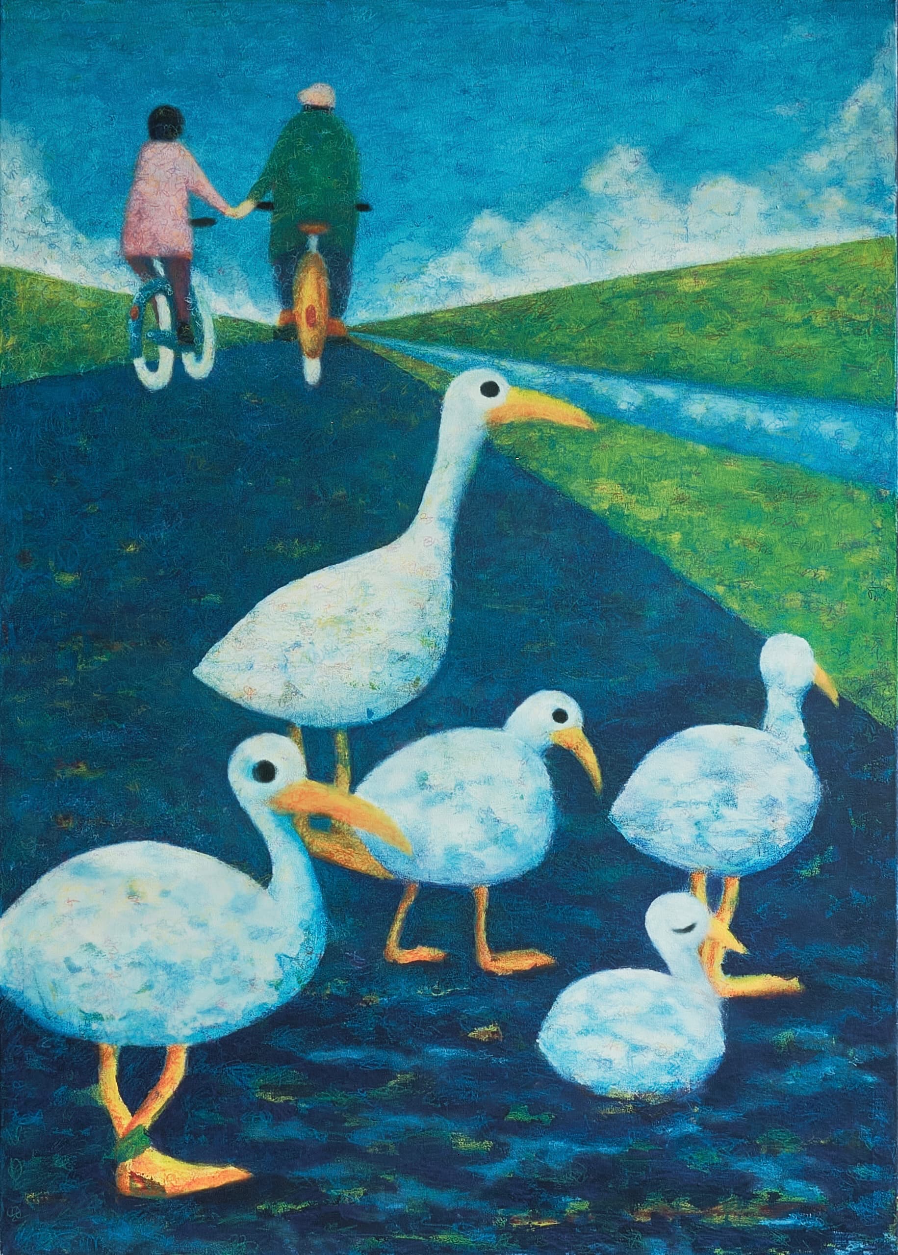 Love and Traffic on Green Field